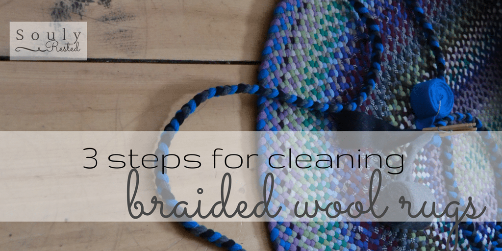 cleaning braided wool rugs