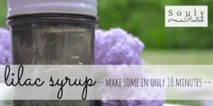 make your own syrup from lilacs