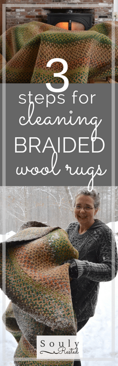 cleaning braided wool rugs