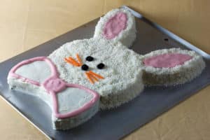 Easter traditions--a bunny cake