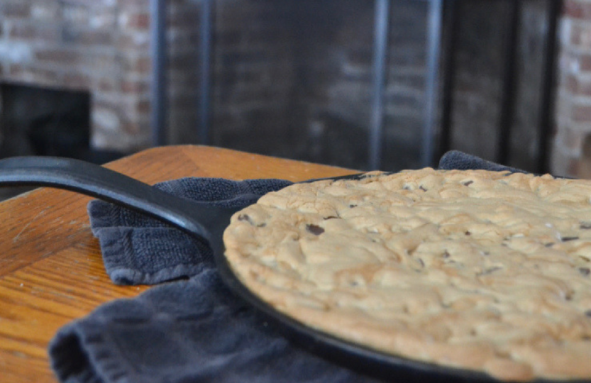 The BEST chocolate chip cookie ever (baked in cast iron) & finding