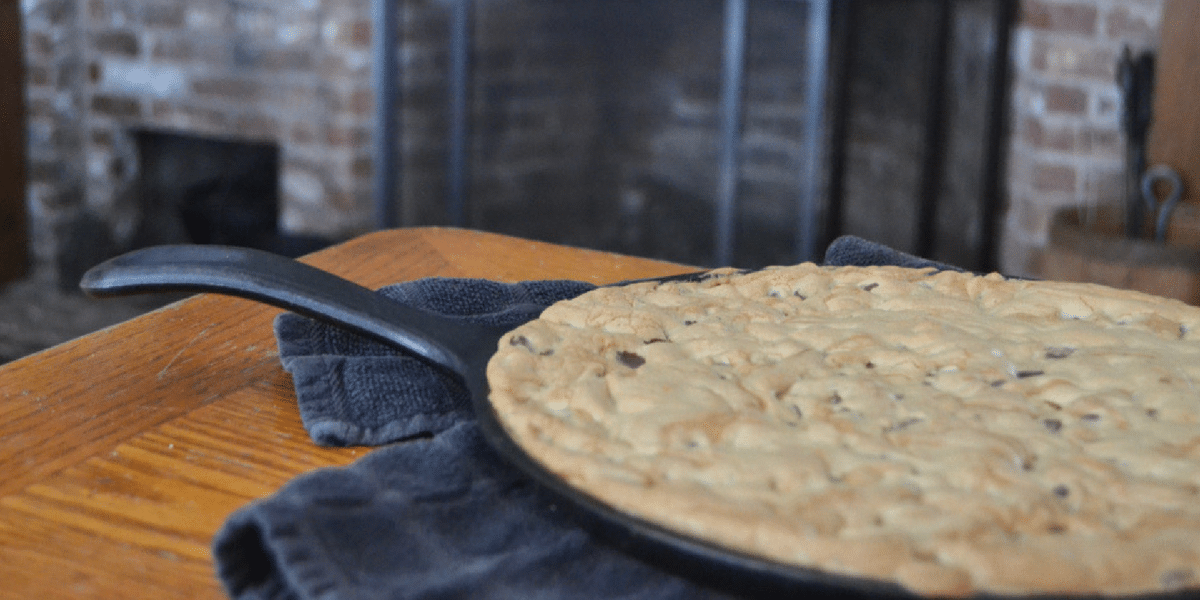 The BEST chocolate chip cookie ever (baked in cast iron) & finding