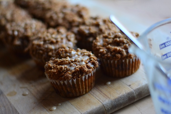 whole wheat pumpkin muffins