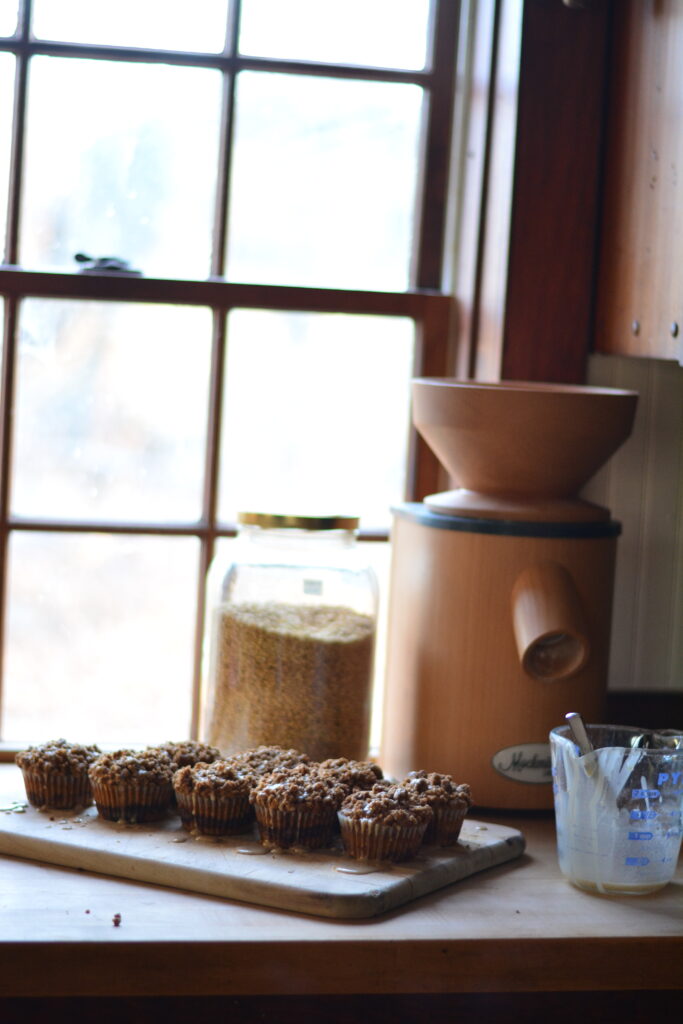 benefits of milling your own flour include yummy baked goods.