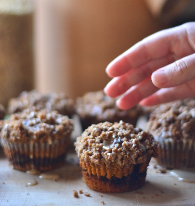 whole wheat pumpkin muffins