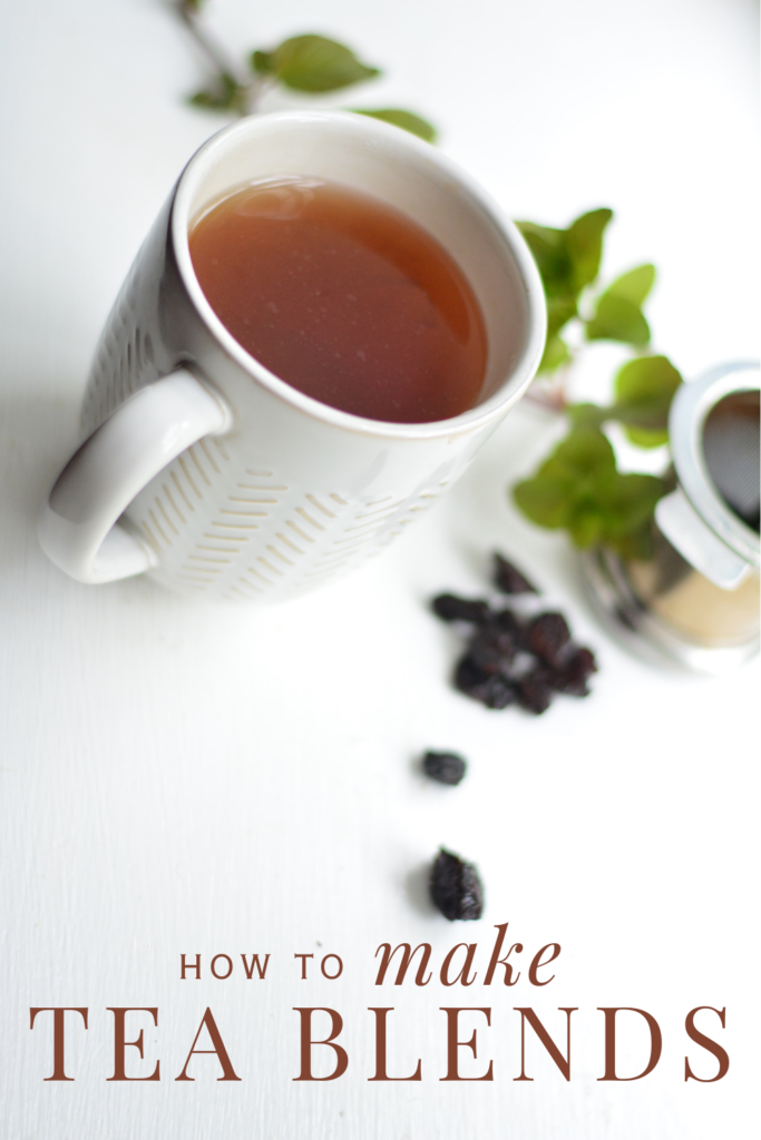 how to make tea blends 