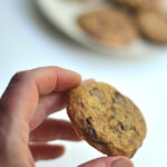 fresh milled einkorn chocolate chip cookies
