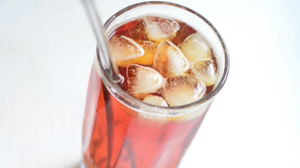 homemade dr pepper soda made with DIY dr pepper syrup