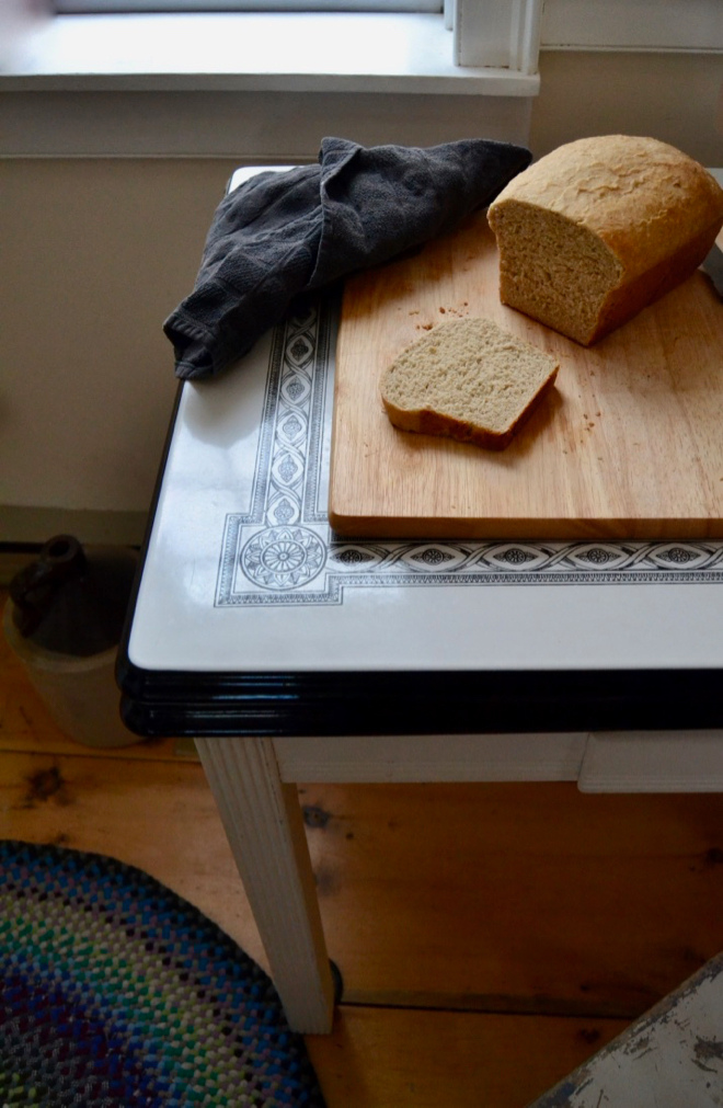 soft and fluffy fresh milled loaf of homemade bread