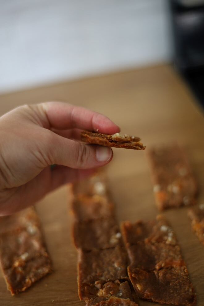 homemade cracker recipe with einkorn flour all different flavors